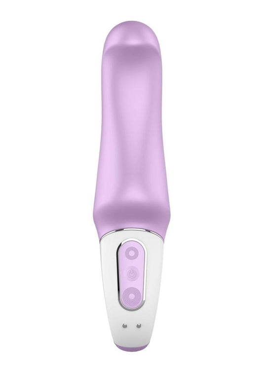 Satisfyer Charming Smile Flexible Silicone G-Spot Vibrator Waterproof - Lavender/Purple