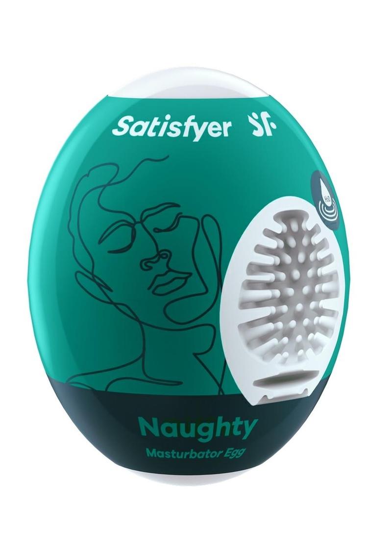 Satisfyer Masturbator Egg 3 Pack Set (Naughty - Green