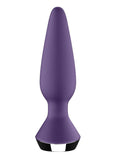 Satisfyer Plug-Ilicious 1 Silicone Vibrating Anal Plug - Purple