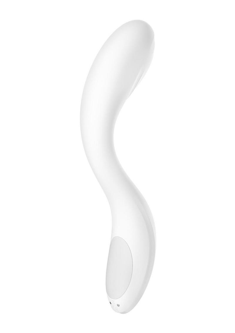 Satisfyer Rrrolling Pleasure Rechargeable Silicone Vibrator - White