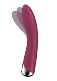 Satisfyer Spinning Vibe 1 Rechargeable Silicone Rotating G-Spot Vibrator - Red