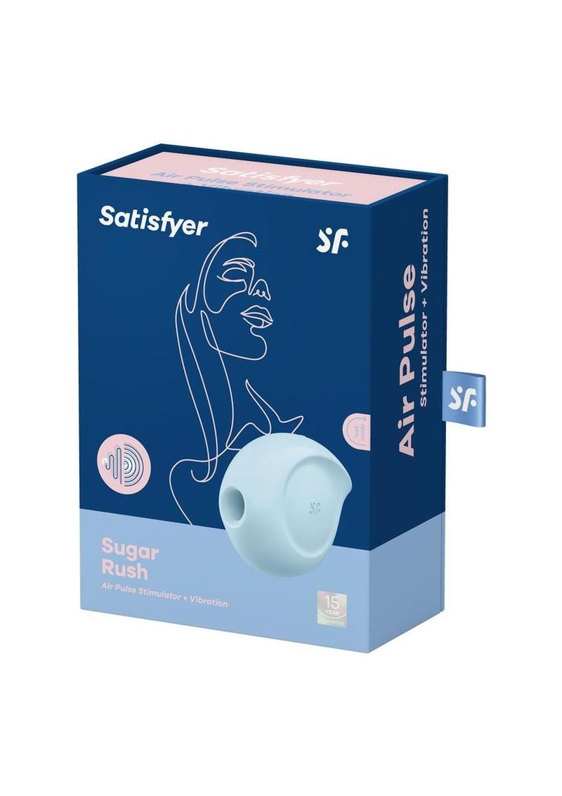 Satisfyer Sugar Rush Rechargeable Silicone Clitoral Stimulator - Blue