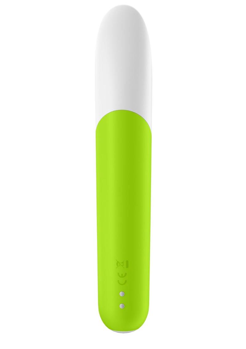 Satisfyer Ultra Power Bullet 7 Rechargeable Silicone Bullet Vibrator - Green