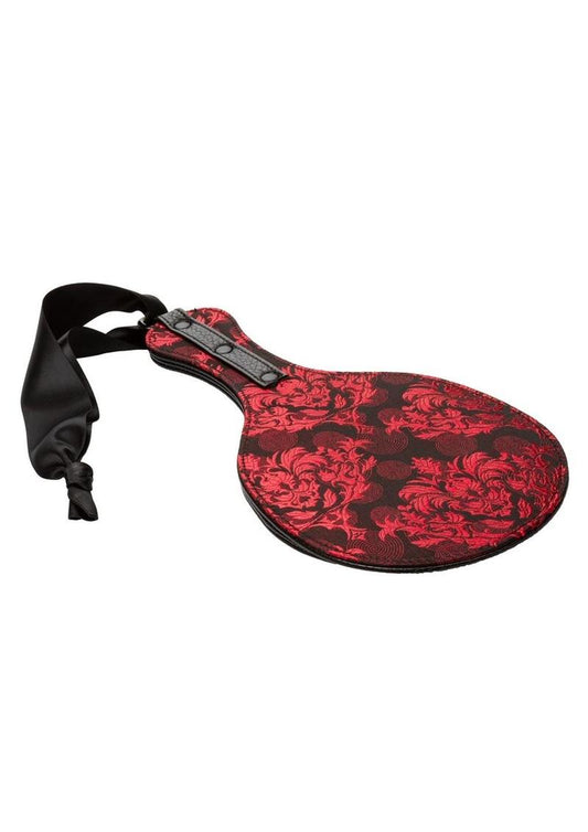 Scandal Round Double Paddle - Black/Red