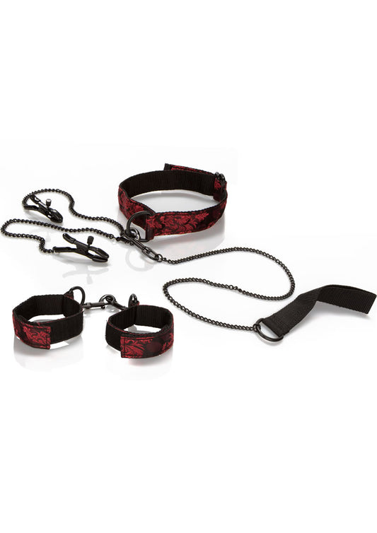 Scandal Submissive Kit - Black/Red