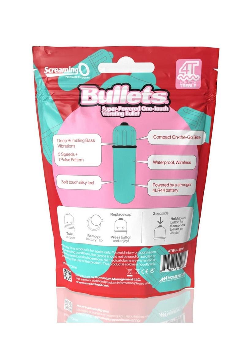Screaming O 4t Bullet Vibrator - Green/Kiwi