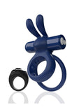 Screaming O Ohare Remote Control Rechargeable Silicone Vibrating Cock Ring - Blue