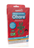 Screaming O Ohare Remote Control Rechargeable Silicone Vibrating Cock Ring - Green