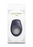 Seduction Levi Rechargeable Silicone Cock Ring - Gray/Grey