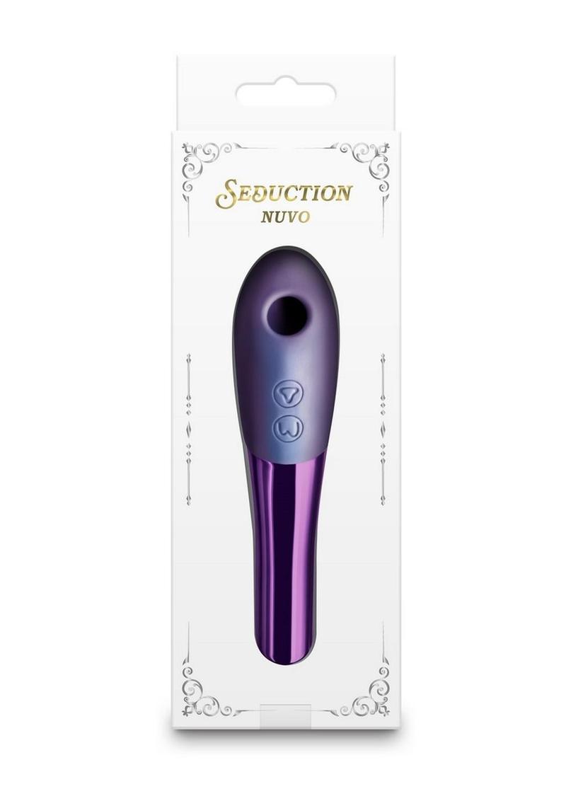 Seduction Nuvo Rechargeable Silicone Air Pulse Clitoral Stimulator - Purple