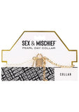 Sex and Mischief Pearl Day Collar - Gold/White