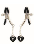 Sexy AF Nipple Clamps Hearts - Black