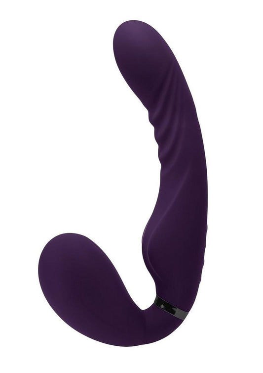 Share The Love Rechargeable Silicone Dual Vibrator - Purple