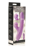 Shegasm Pro-Thrust Max Rechargeable Silicone Thrusting and Pulsing Rabbit