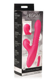 Shegasm Pro-Thrust Thrusting Suction Rechargeable Silicone Rabbit Vibrator