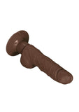 Shower Stud Super Stud Vibrating Dildo - Brown/Chocolate