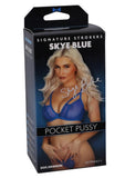Signature Strokers Skye Blue Ultraskyn Pocket Masturbator - Pussy