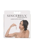 Sincerely Amber Nipple Jewelry - Animal Print/Gold