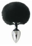 Sincerely Metal Bunny Butt Plug - Black/Metal/Silver