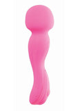 Sincerely Silicone Rechargeable Wand Vibrator - Pink