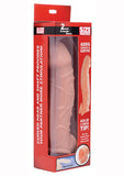 Size Matters Penis Extender Sleeve - Flesh/Vanilla - 2in