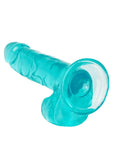 Size Queen Dildo - Blue - 6in