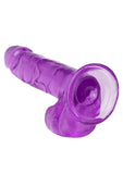 Size Queen Dildo - Purple - 6in