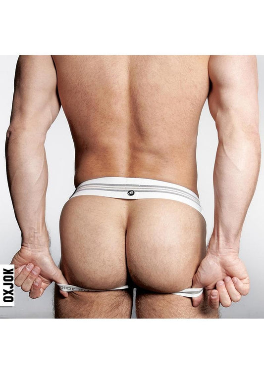 Slingjock Slider Jock Strap - White Snow - Small