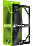 Spark Silicone Butt Plug - Medium - Carbon Fiber