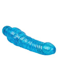 Sparkle Glitter Jack Vibrator Waterproof - Blue - 5.75in