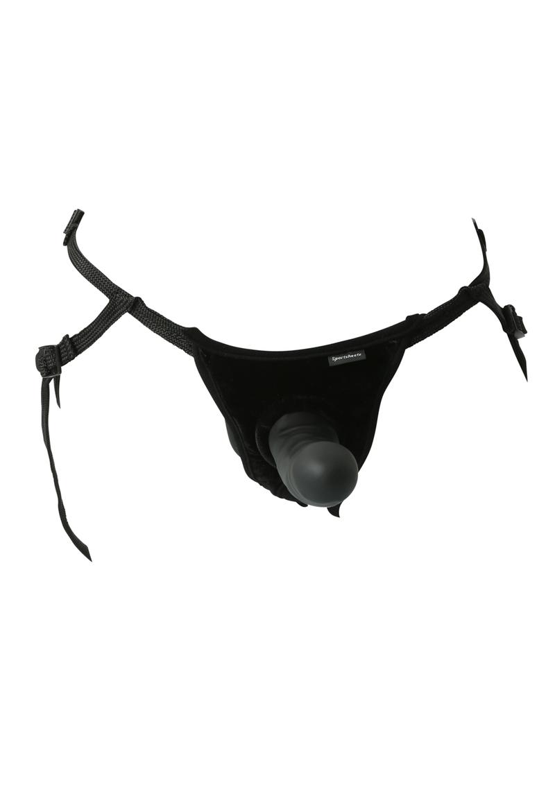 Sportsheets Everlaster Wishbone Strap-On Harness - Black