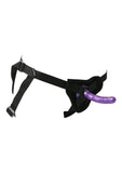 Sportsheets New Cummers Strap-On Harness Kit with Slim Dildo - Black/Purple