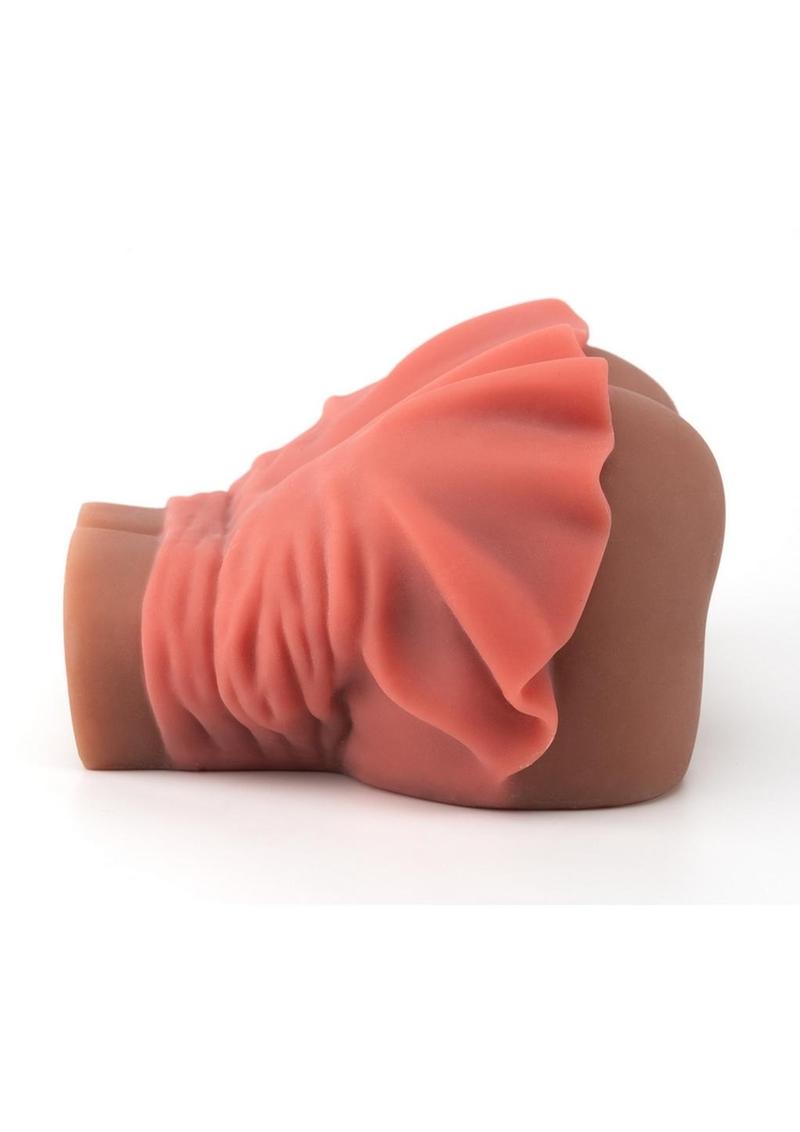 Star Stroker Mini Skirt Chanell Hart Pussy and Anus Masturbator - Caramel