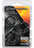 Stay Hard Beaded Cock Rings (3 Sizes