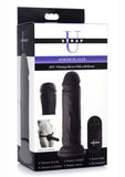 Strap U Power Player 28x Vibrating Silicone Rechargeable Dildo 6.5in with Remote Control