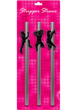 Stripper Straws Male - 3 Per Pack