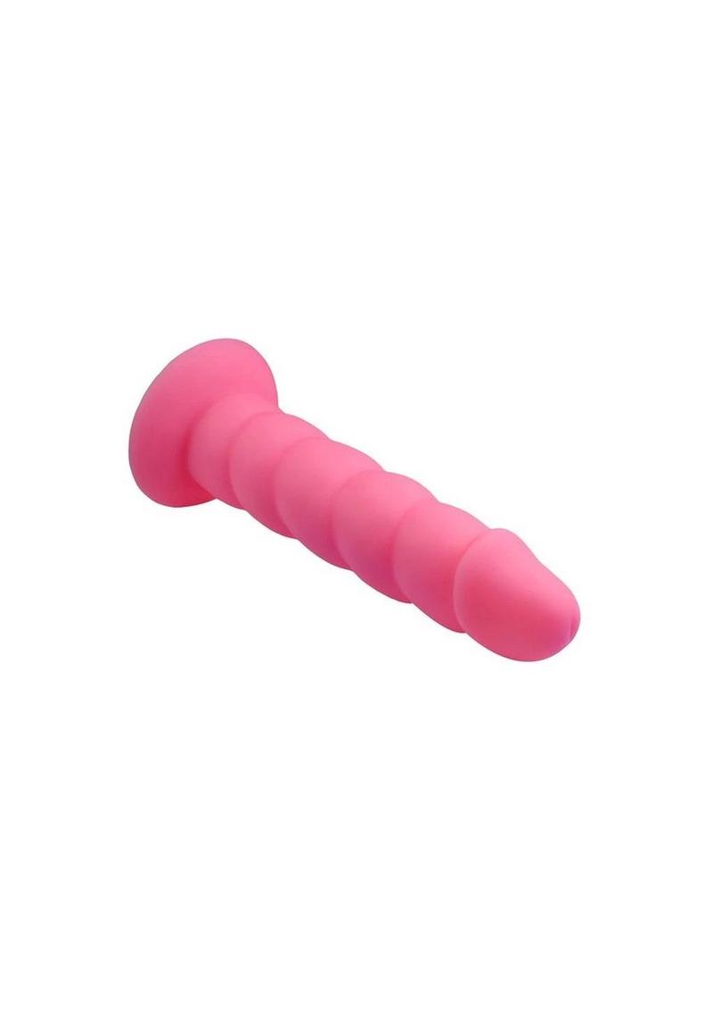 Suga' Daddy Silicone Dildo - Pink - 7in