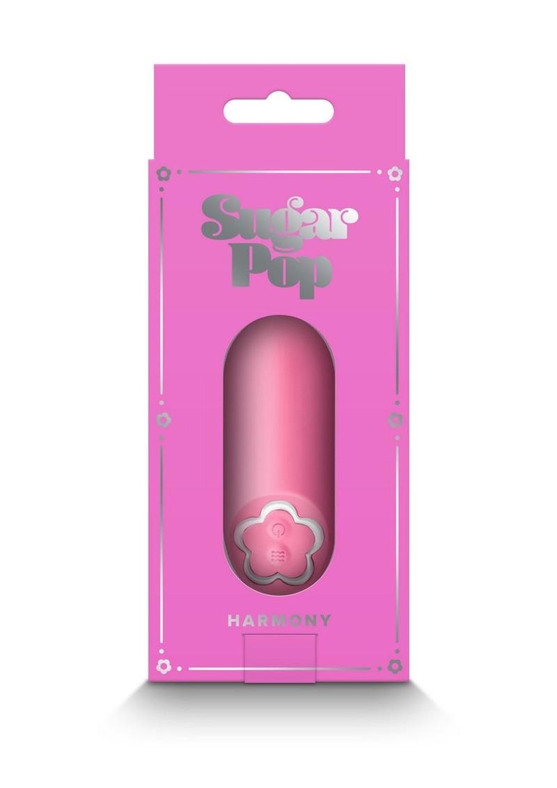 Sugar Pop Harmony Rechargeable Silicone Mini Vibrator - Pink