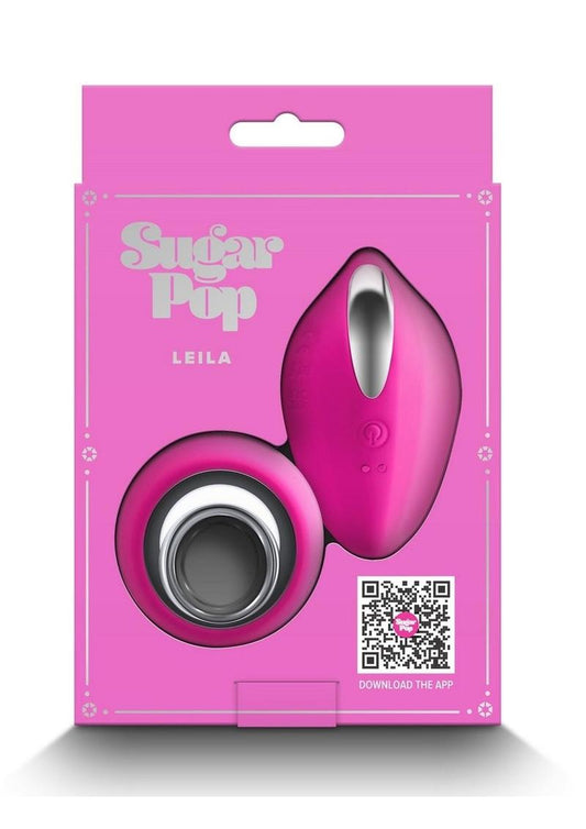 Sugar Pop Leila Rechargeable Silicone Panty Vibe - Pink