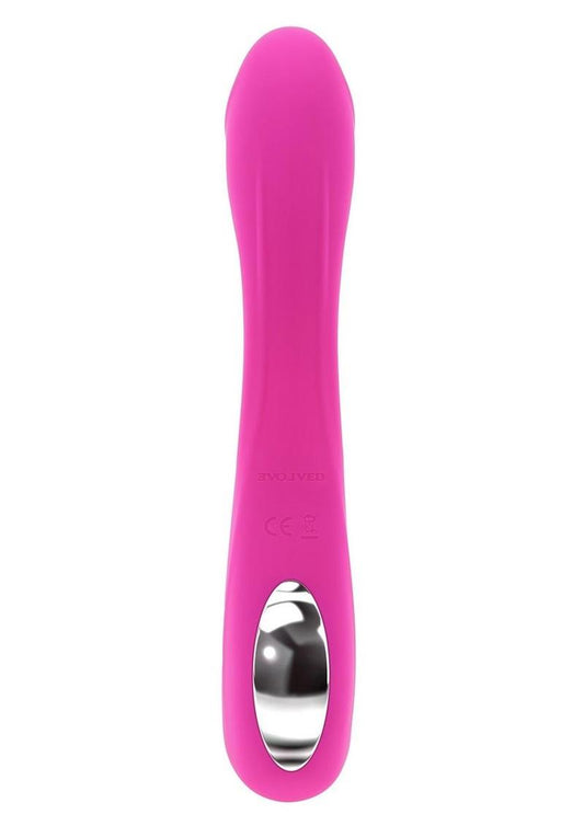 Sugar Rush Rechargeable Silicone G-Spot Vibrator - Pink