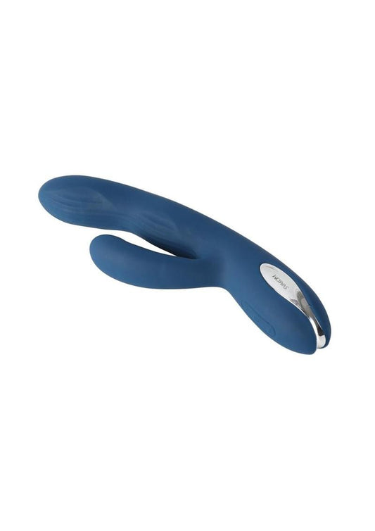 Svakom Aylin Silicone Vibrator - Blue/Silver