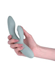 Svakom Chika Rechargeable Silicone App Compatible Interactive Rabbit Vibrator - Gray/Grey