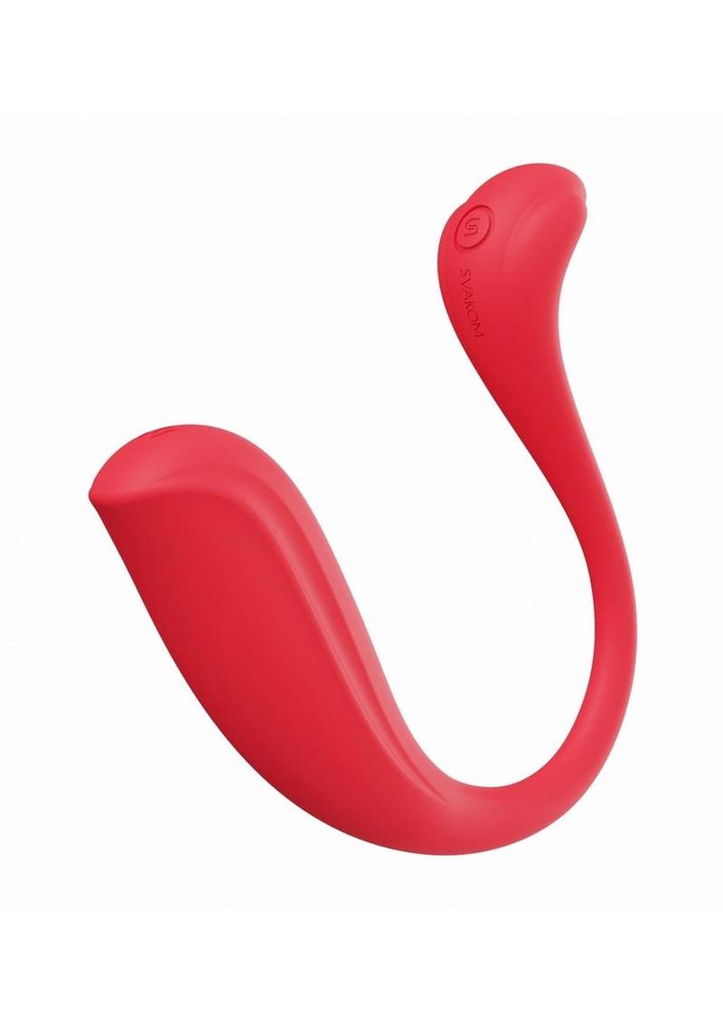 Svakom Phoenix Neo Interactive Rechargeable Silicone Vibrator with Remote Control - Red