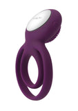 Svakom Tammy Silicone Rechargeable Clitoral Stimulator Couple's Ring - Purple