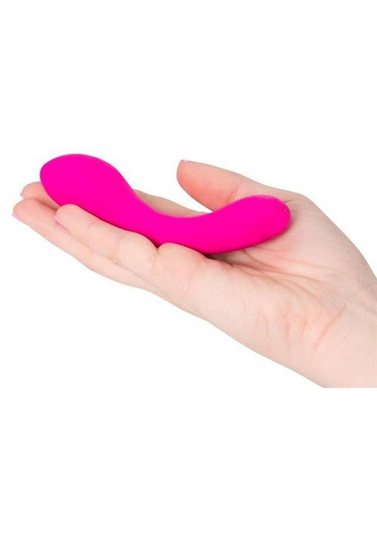 Swan Mini Swan Wand Rechargeable Silicone Massager - Pink