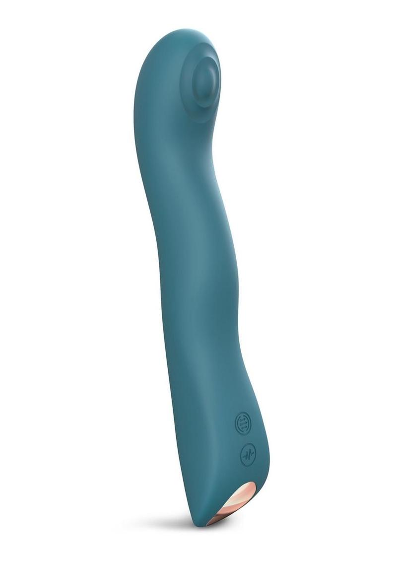 Swap Rechargeable Silicone Vibrator - Teal Me - Teal