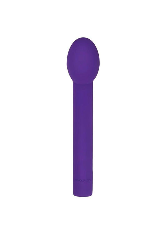 Sweet Spot Silicone Rechargeable G-Spot Vibrator - Purple