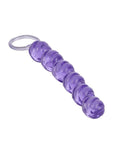 Swirl Pleasure Anal Beads - Purple