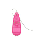 Tear Drop Bullet with Wired Remote Control - Pink - 2.1in