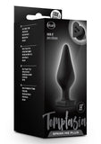 Temptasia Spank Me Silicone Butt Plug - Black